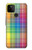 S3942 LGBTQ Rainbow Plaid Tartan Case For Google Pixel 5A 5G