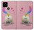 S3923 Cat Bottom Rainbow Tail Case For Google Pixel 5