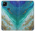 S3920 Abstract Ocean Blue Color Mixed Emerald Case For Google Pixel 4a