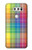 S3942 LGBTQ Rainbow Plaid Tartan Case For LG V30, LG V30 Plus, LG V30S ThinQ, LG V35, LG V35 ThinQ