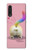 S3923 Cat Bottom Rainbow Tail Case For LG Velvet