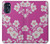 S3924 Cherry Blossom Pink Background Case For Motorola Moto G (2022)