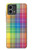 S3942 LGBTQ Rainbow Plaid Tartan Case For Motorola Moto G Stylus 5G (2023)