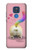 S3923 Cat Bottom Rainbow Tail Case For Motorola Moto G Play (2021)