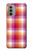 S3941 LGBT Lesbian Pride Flag Plaid Case For Motorola Moto G51 5G