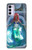 S3912 Cute Little Mermaid Aqua Spa Case For Motorola Moto G42