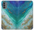 S3920 Abstract Ocean Blue Color Mixed Emerald Case For Motorola Moto G31