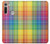 S3942 LGBTQ Rainbow Plaid Tartan Case For Motorola Moto G8