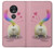 S3923 Cat Bottom Rainbow Tail Case For Motorola Moto G7 Play