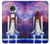 S3913 Colorful Nebula Space Shuttle Case For Motorola Moto G7, Moto G7 Plus