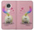 S3923 Cat Bottom Rainbow Tail Case For Motorola Moto G7, Moto G7 Plus