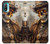 S3949 Steampunk Skull Smoking Case For Motorola Moto E20,E30,E40