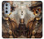 S3949 Steampunk Skull Smoking Case For Motorola Edge 30 Pro