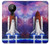 S3913 Colorful Nebula Space Shuttle Case For Nokia 5.3