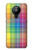S3942 LGBTQ Rainbow Plaid Tartan Case For Nokia 5.3