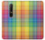 S3942 LGBTQ Rainbow Plaid Tartan Case For Nokia 6.1, Nokia 6 2018