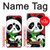 S3929 Cute Panda Eating Bamboo Case For OnePlus 5T