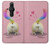 S3923 Cat Bottom Rainbow Tail Case For Sony Xperia Pro-I