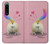 S3923 Cat Bottom Rainbow Tail Case For Sony Xperia 5 III