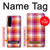 S3941 LGBT Lesbian Pride Flag Plaid Case For Sony Xperia 5 III