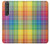 S3942 LGBTQ Rainbow Plaid Tartan Case For Sony Xperia 1 III