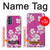 S3924 Cherry Blossom Pink Background Case For Motorola Moto G62 5G