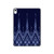 S3950 Textile Thai Blue Pattern Hard Case For iPad 10.9 (2025,2022)