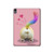 S3923 Cat Bottom Rainbow Tail Hard Case For iPad Air (2020, 2022), Air 11 (2024,2025,2026), Pro 11 (2022)