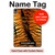 S3951 Tiger Eye Tear Marks Hard Case For iPad Air (2020, 2022), Air 11 (2024,2025,2026), Pro 11 (2022)