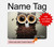 S0360 Coffee Owl Hard Case For MacBook Air 15″ (2023,2024,2025) - A2941, A3114, A3241