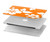 S2245 Hawaiian Hibiscus Orange Pattern Hard Case For MacBook Air 15″ (2023,2024,2025) - A2941, A3114, A3241