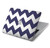 S2345 Navy Blue Shavron Zig Zag Pattern Hard Case For MacBook Air 15″ (2023,2024,2025) - A2941, A3114, A3241