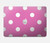 S2358 Pink Polka Dots Hard Case For MacBook Air 15″ (2023,2024,2025) - A2941, A3114, A3241