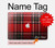 S2374 Tartan Red Pattern Hard Case For MacBook Air 15″ (2023,2024) - A2941, A3114