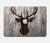 S2505 Reindeer Head Old Wood Texture Graphic Hard Case For MacBook Air 15″ (2023,2024,2025) - A2941, A3114, A3241