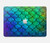 S2930 Mermaid Fish Scale Hard Case For MacBook Air 15″ (2023,2024,2025) - A2941, A3114, A3241