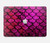 S3051 Pink Mermaid Fish Scale Hard Case For MacBook Air 15″ (2023,2024) - A2941, A3114