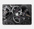 S3176 Inside Watch Black Hard Case For MacBook Air 15″ (2023,2024,2025) - A2941, A3114, A3241