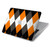 S3421 Black Orange White Argyle Plaid Hard Case For MacBook Air 15″ (2023,2024,2025) - A2941, A3114, A3241