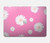 S3500 Pink Floral Pattern Hard Case For MacBook Air 15″ (2023,2024) - A2941, A3114