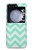 S1723 Mint Chevron Zigzag Case For Samsung Galaxy Z Flip 5