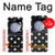 S2299 Black Polka Dots Case For Samsung Galaxy Z Flip 5