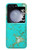 S2377 Turquoise Gemstone Texture Graphic Printed Case For Samsung Galaxy Z Flip 5