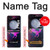 S2486 Rainbow Unicorn Nebula Space Case For Samsung Galaxy Z Flip 5
