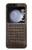 S2850 Brown Skin Alligator Graphic Printed Case For Samsung Galaxy Z Flip 5