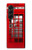 S0058 British Red Telephone Box Case For Samsung Galaxy Z Fold 5