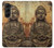 S0344 Buddha Rock Carving Case For Samsung Galaxy Z Fold 5