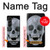 S1286 Diamond Skull Case For Samsung Galaxy Z Fold 5