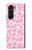 S2213 Pink Leopard Pattern Case For Samsung Galaxy Z Fold 5