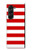 S2364 Red and White Striped Case For Samsung Galaxy Z Fold 5